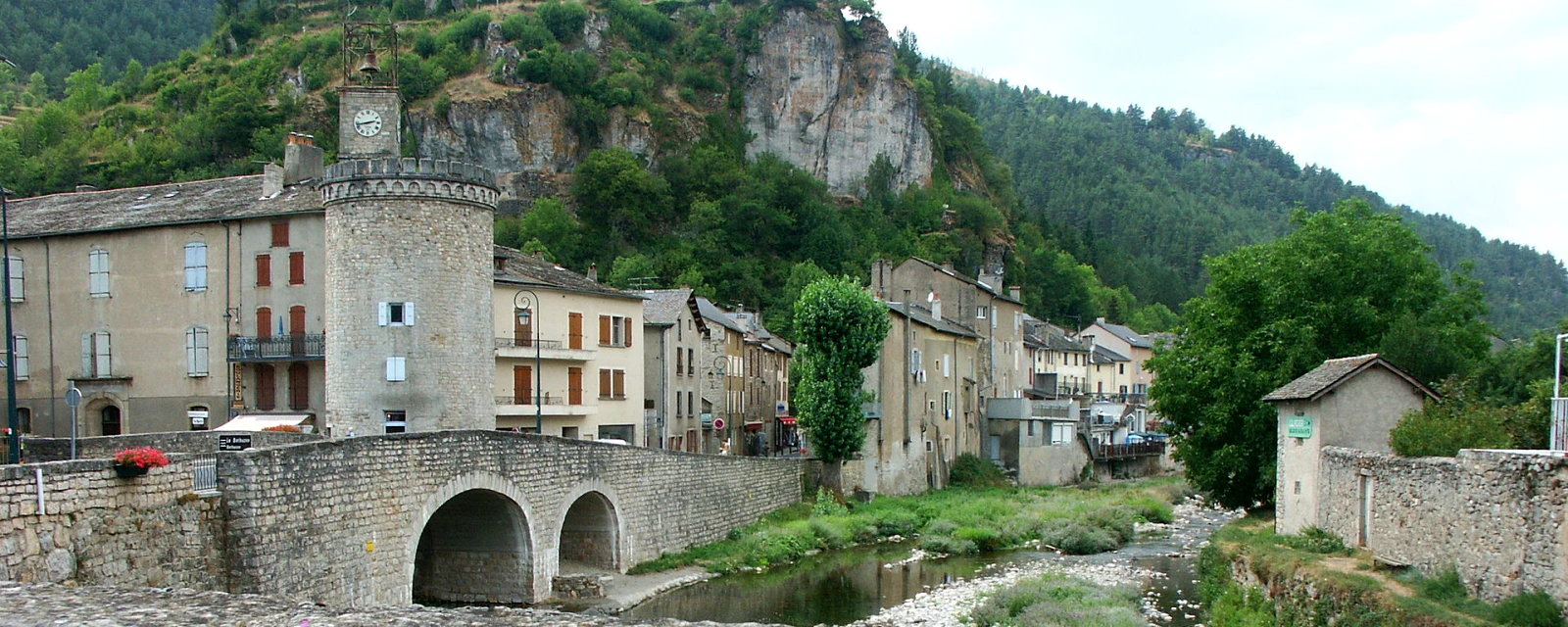 Vue de Meyrueis, Lozère