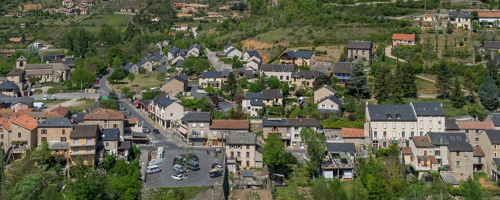 Vue de Le Rozier, Lozère
