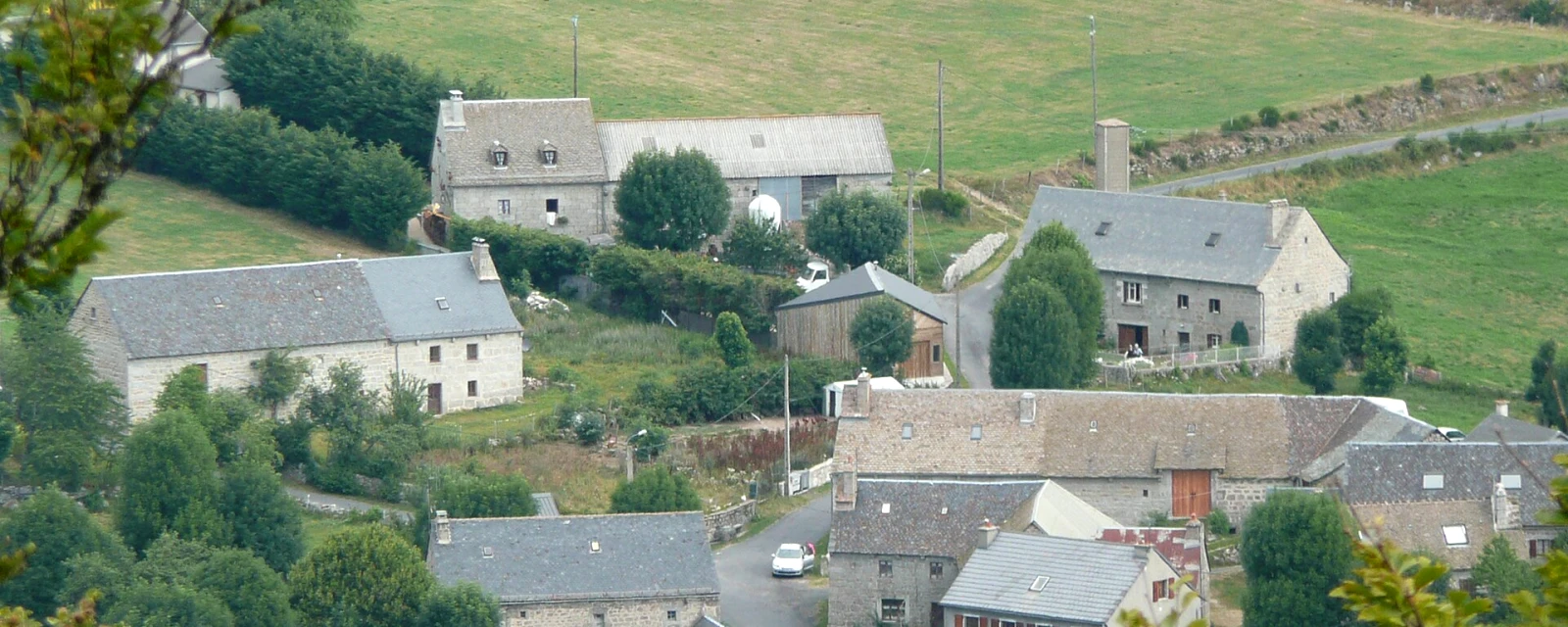 Vue de Saint-Laurent-de-Veyrès, Lozère