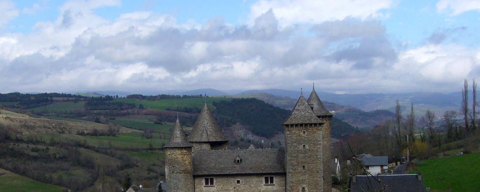 Vue de Saint-Saturnin, Lozère