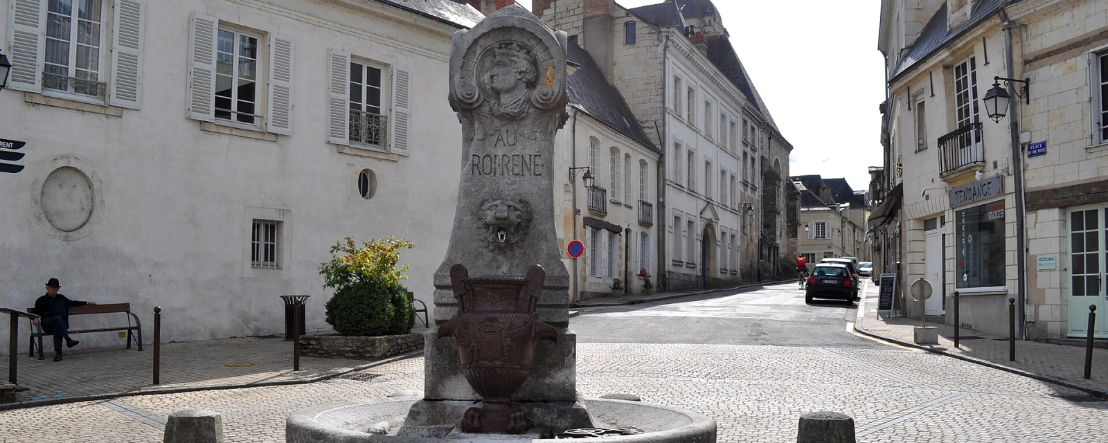 Vue de Baugé-en-Anjou, Maine-et-Loire