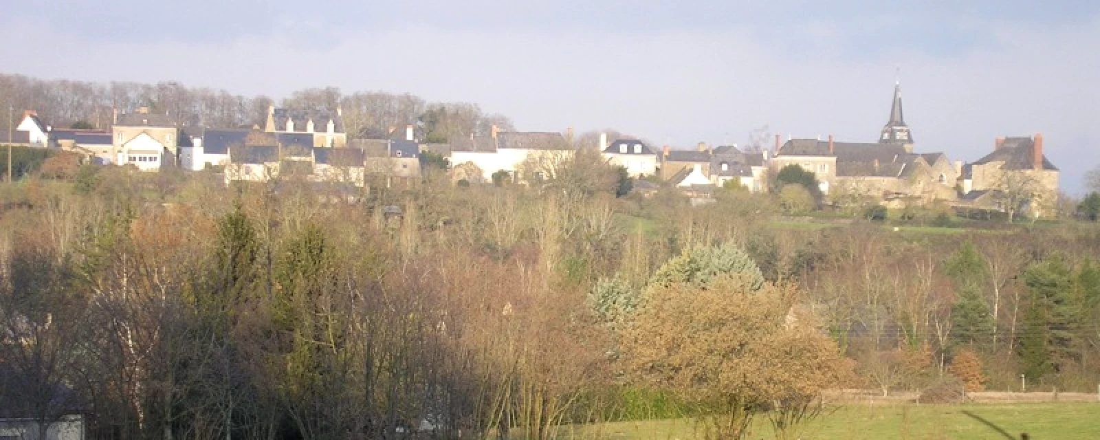 Vue de La Jaille-Yvon, Maine-et-Loire
