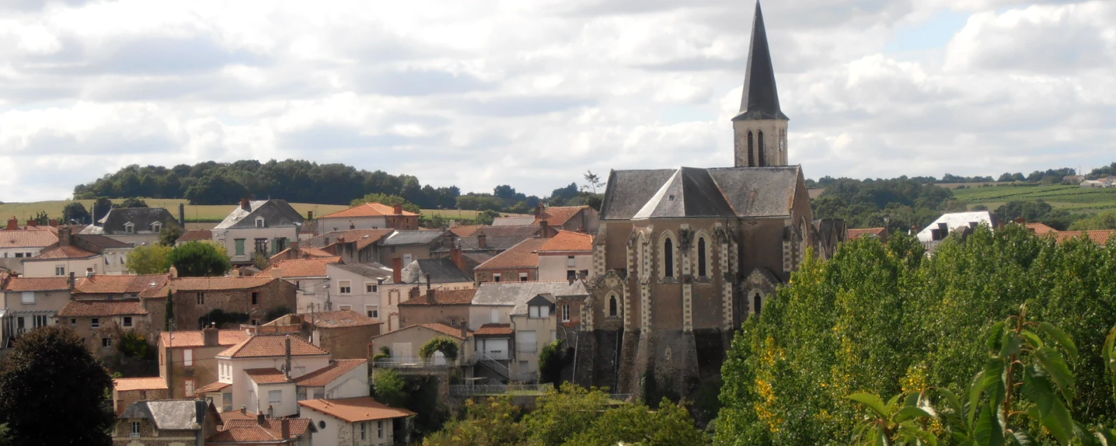 Vue de Montrevault-sur-Èvre, Maine-et-Loire