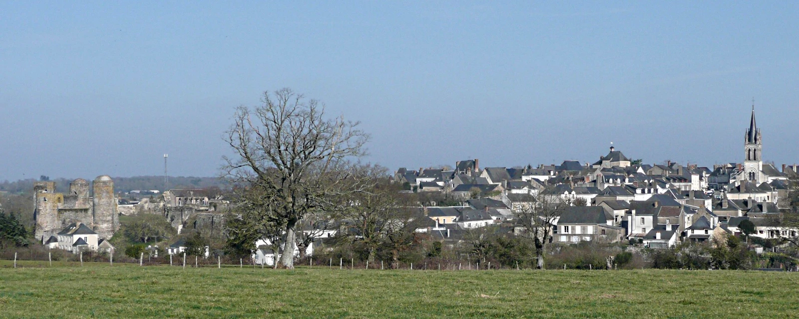Vue de Ombrée d'Anjou, Maine-et-Loire