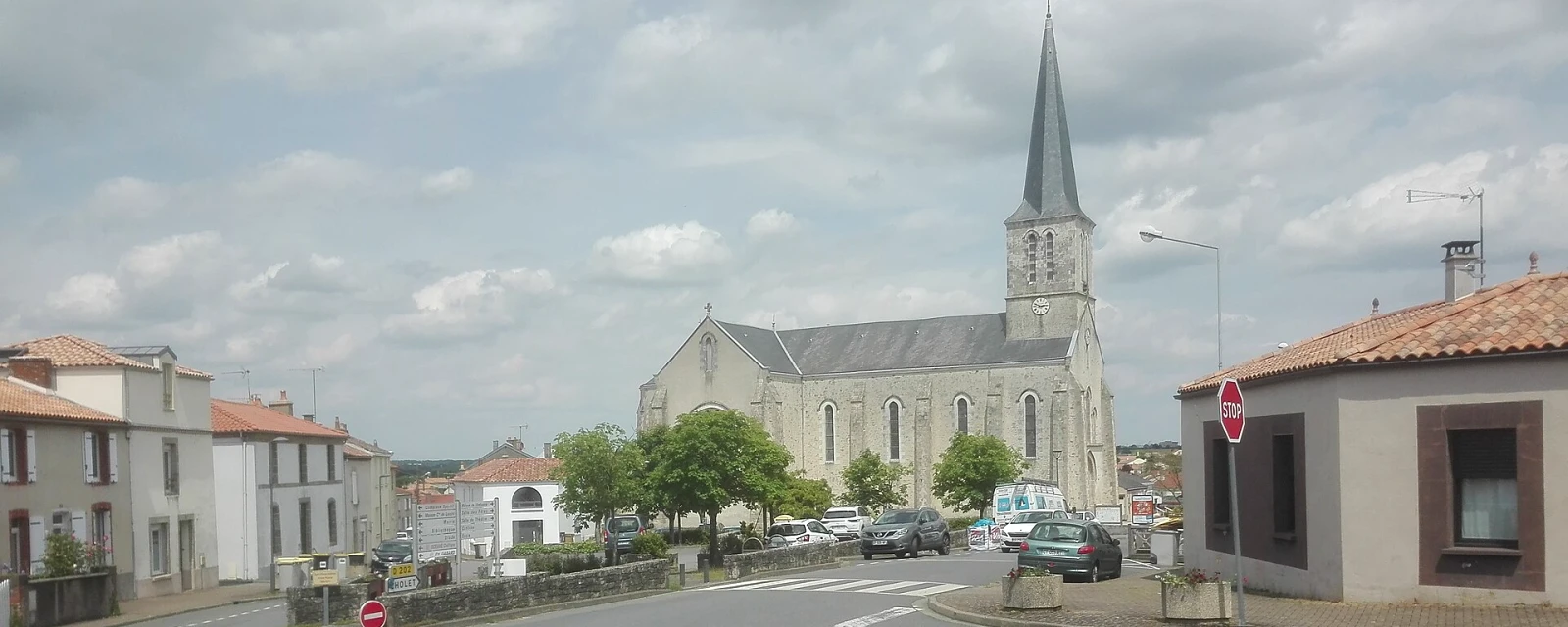 Vue de Saint-Christophe-du-Bois, Maine-et-Loire