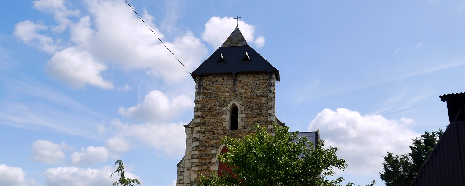 Vue de Saint-Just-sur-Dive, Maine-et-Loire