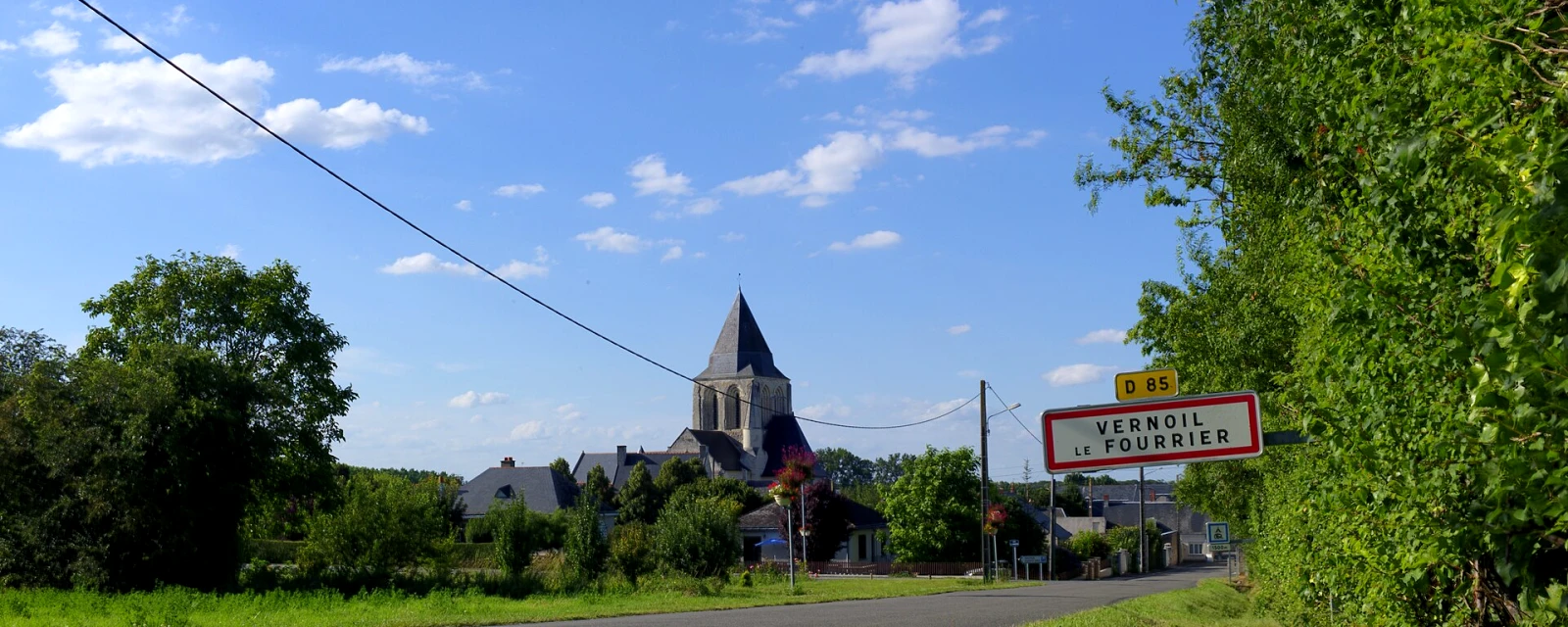 Vue de Vernoil-le-Fourrier, Maine-et-Loire