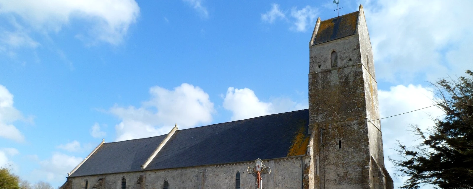 Vue de Audouville-la-Hubert, Manche