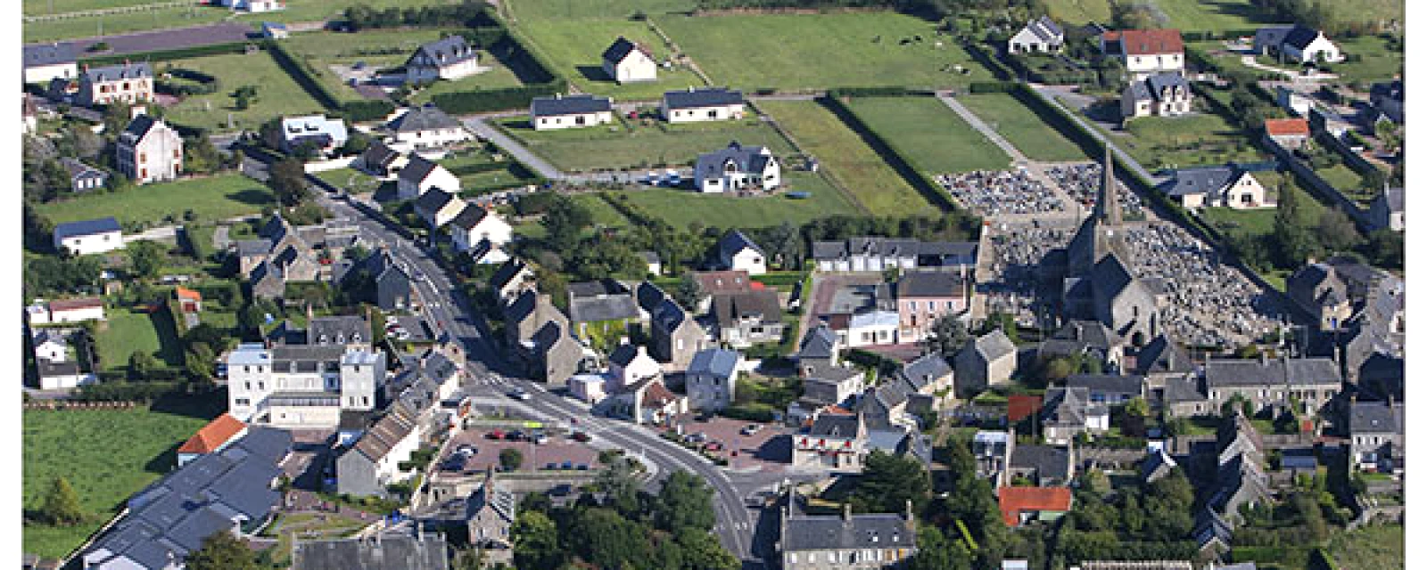Vue de Blainville-sur-Mer, Manche