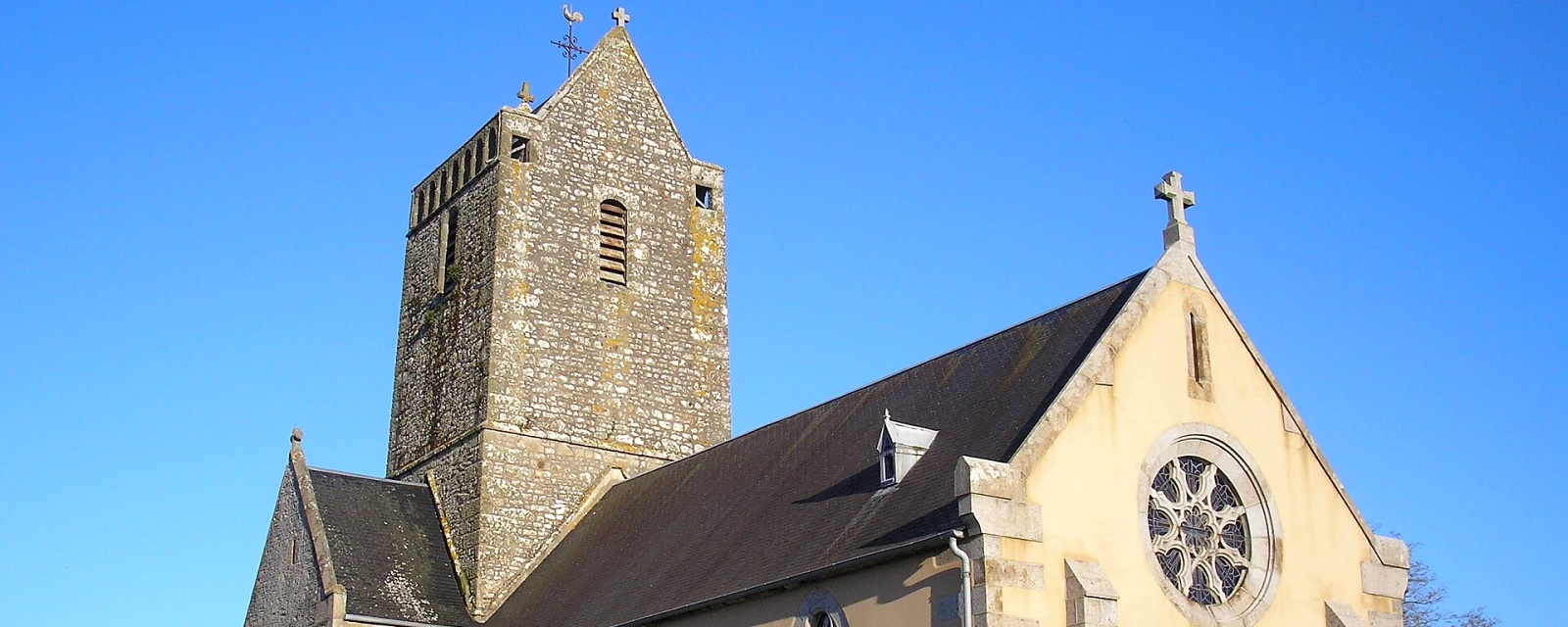 Vue de Marcey-les-Grèves, Manche