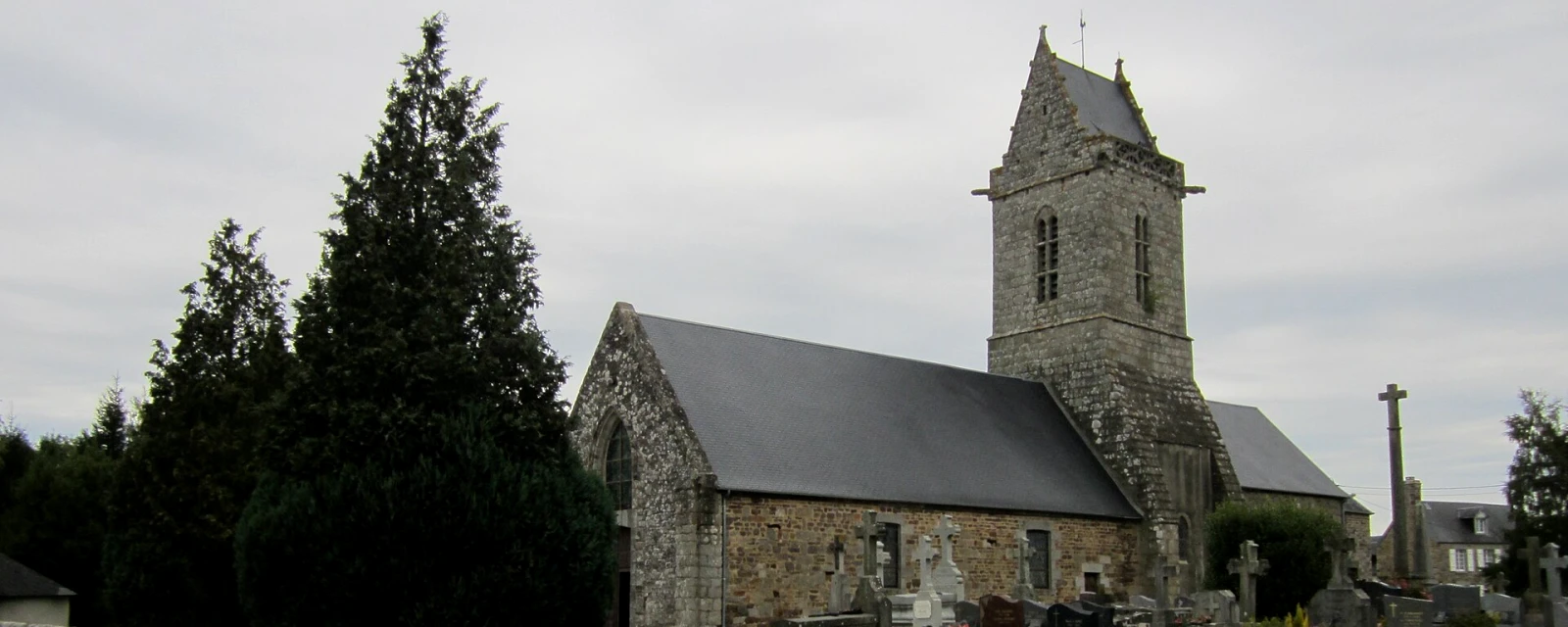 Vue de Saint-Aubin-des-Préaux, Manche