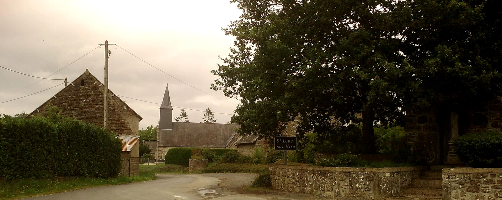 Vue de Saint-Louet-sur-Vire, Manche