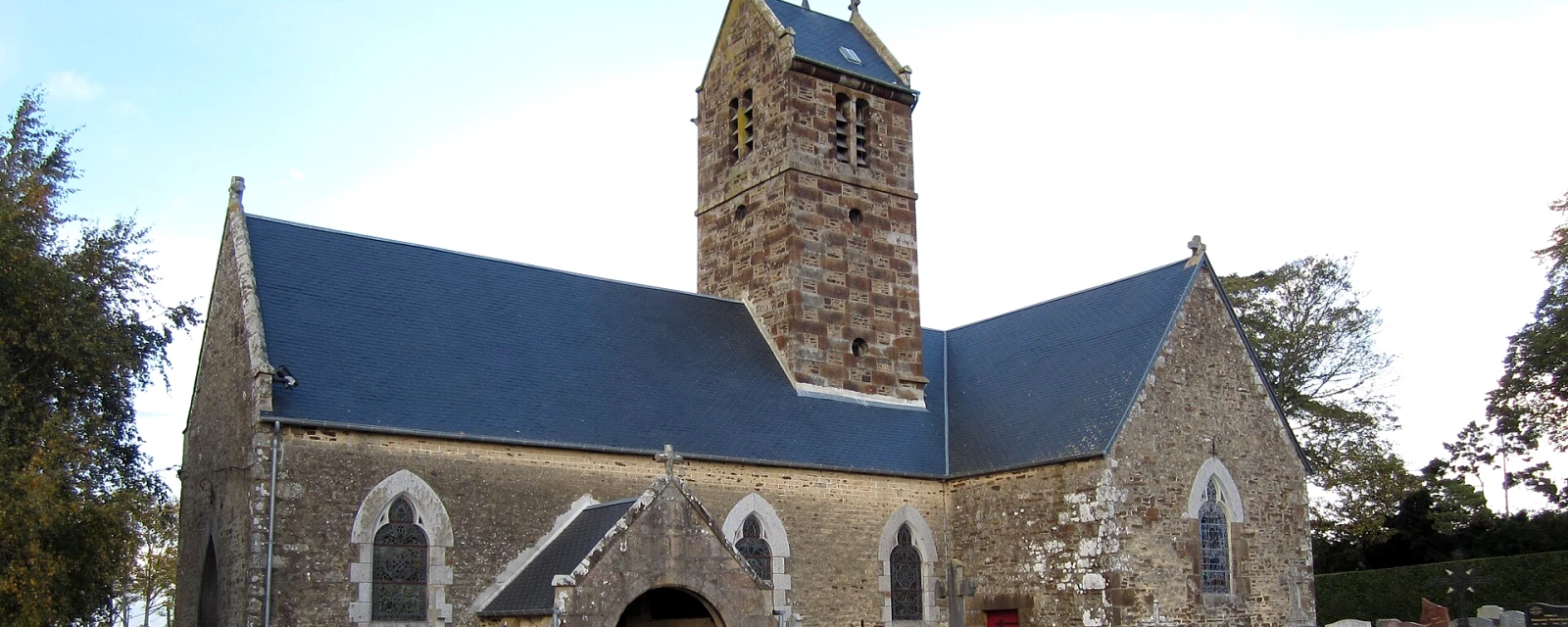 Vue de Saint-Senier-de-Beuvron, Manche