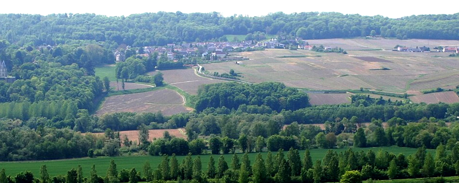Vue de Boursault, Marne