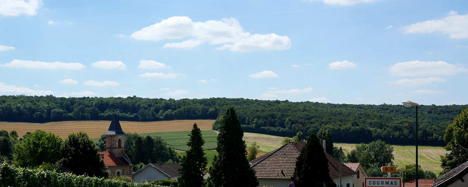 Vue de Courmas, Marne
