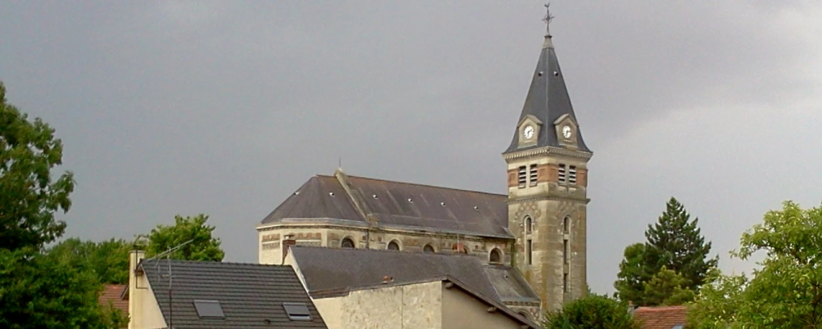 Vue de Heutrégiville, Marne