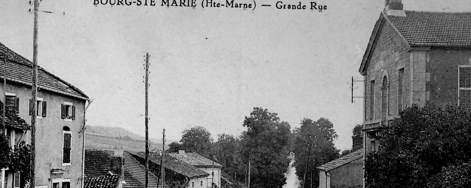 Vue de Bourg-Sainte-Marie, Haute-Marne