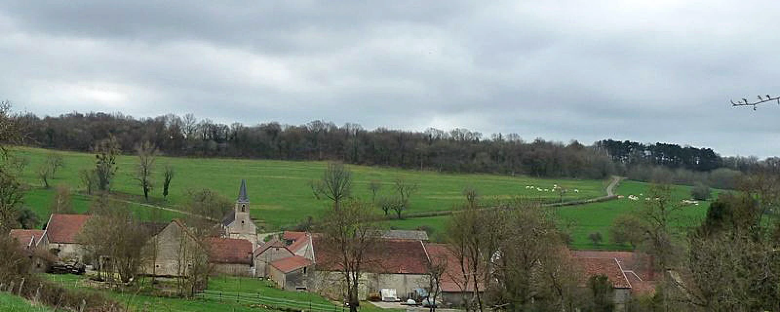 Vue de Vesvres-sous-Chalancey, Haute-Marne