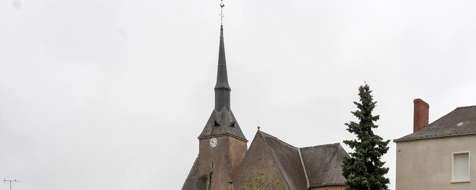 Vue de La Chapelle-Craonnaise, Mayenne