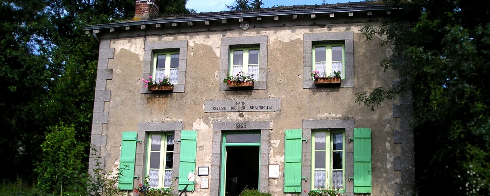 Vue de Saint-Baudelle, Mayenne