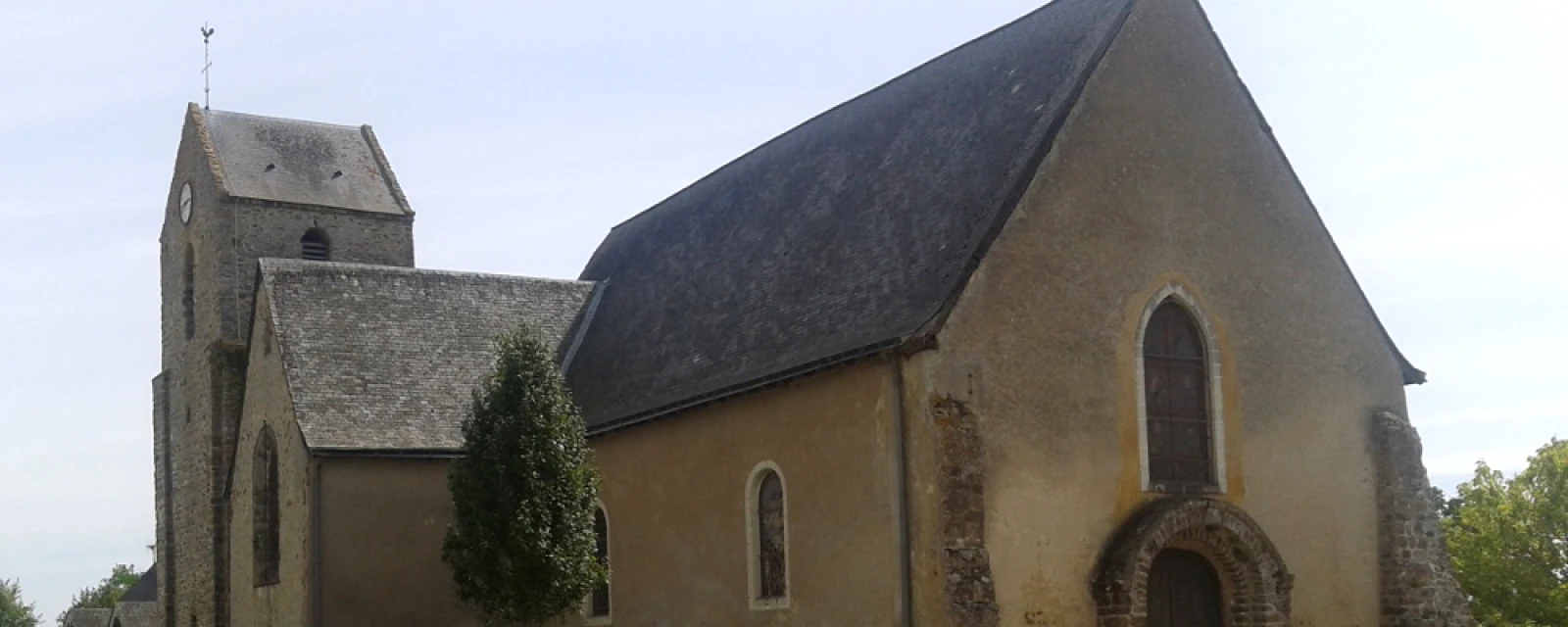 Vue de Saint-Denis-du-Maine, Mayenne