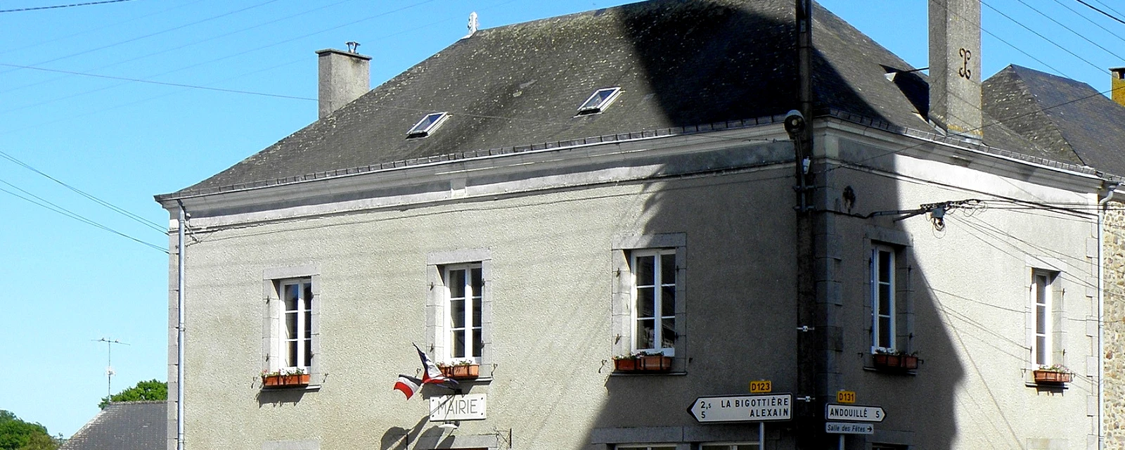 Vue de Saint-Germain-le-Guillaume, Mayenne