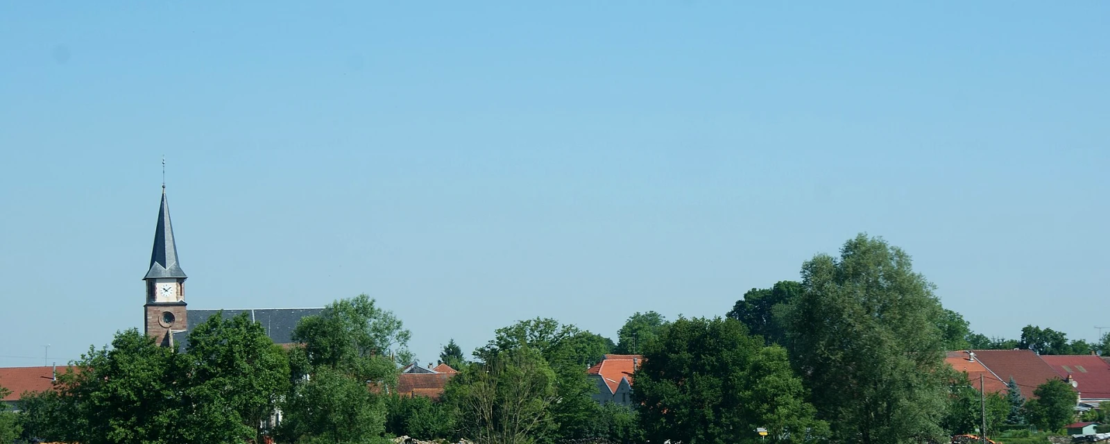 Vue de Ancerviller, Meurthe-et-Moselle