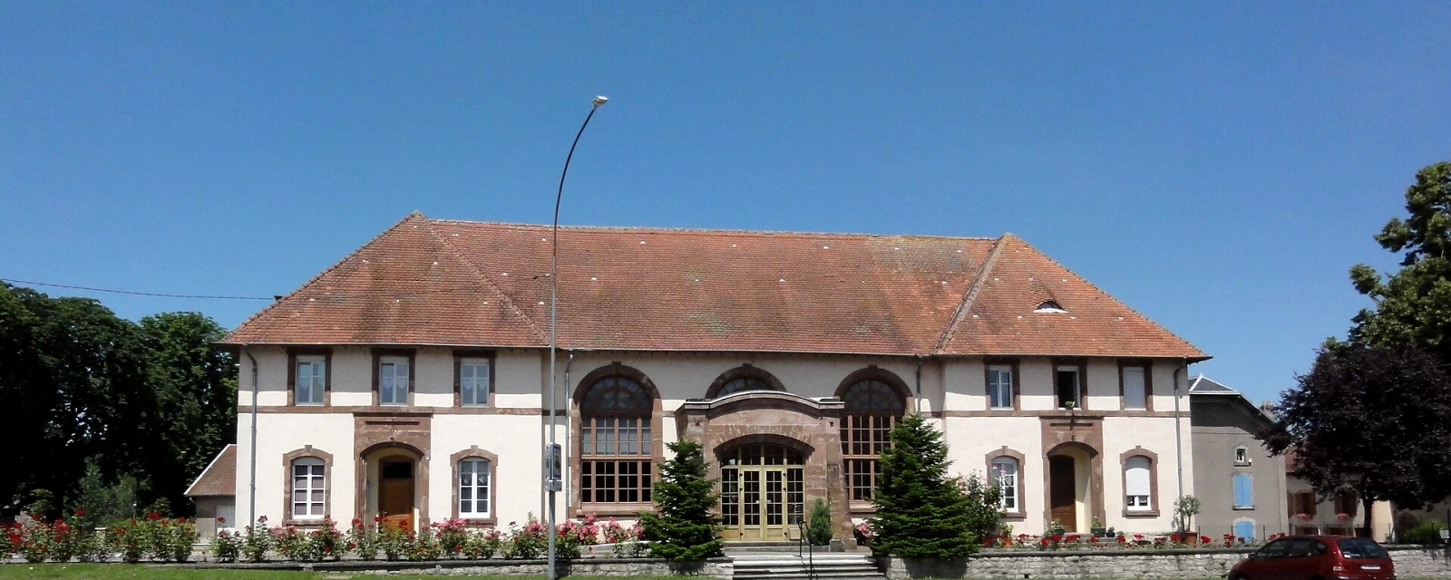 Vue de Domèvre-sur-Vezouze, Meurthe-et-Moselle
