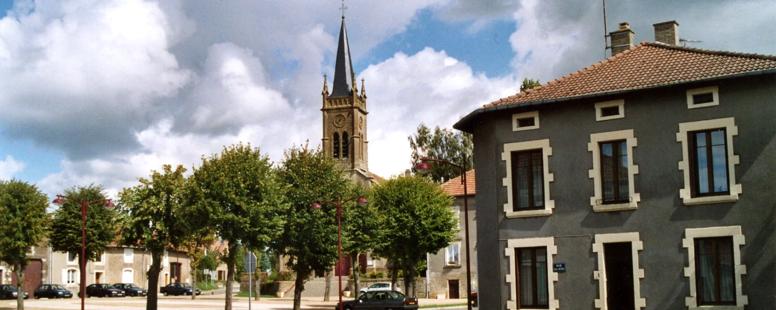 Vue de Landres, Meurthe-et-Moselle