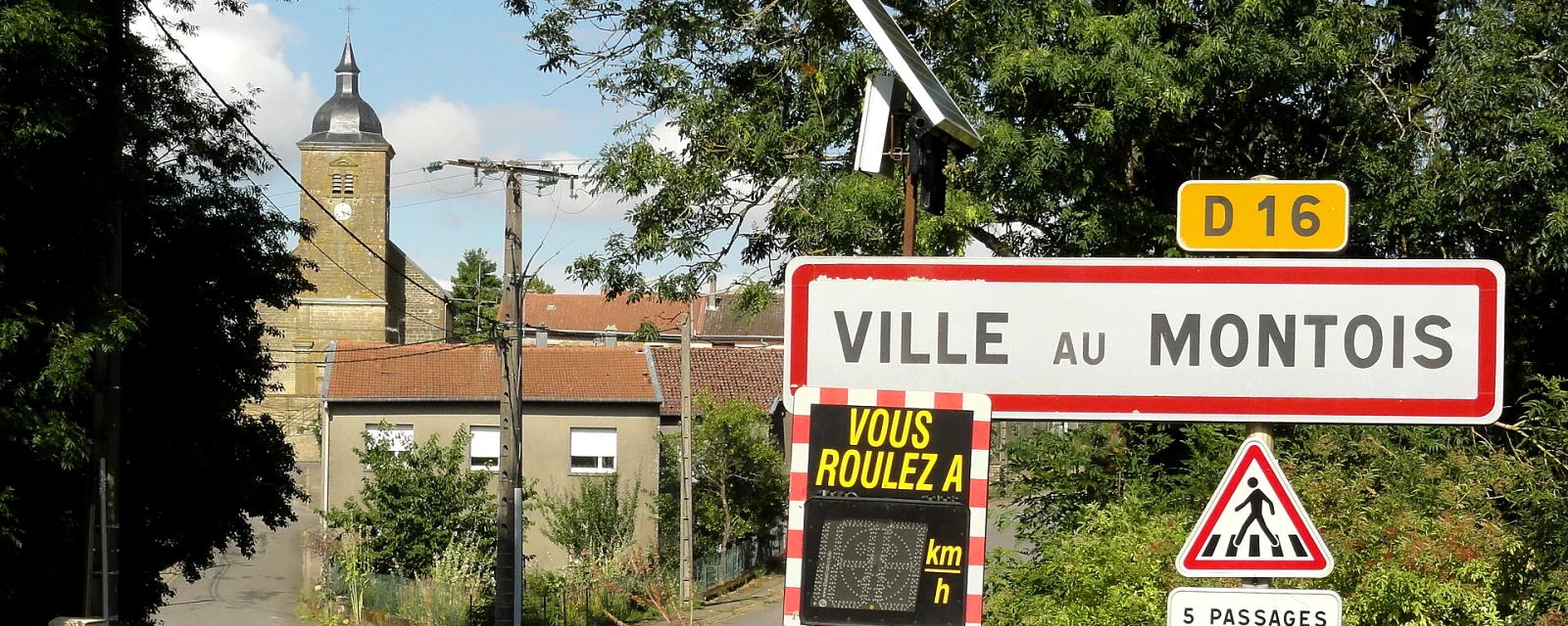 Vue de Ville-au-Montois, Meurthe-et-Moselle