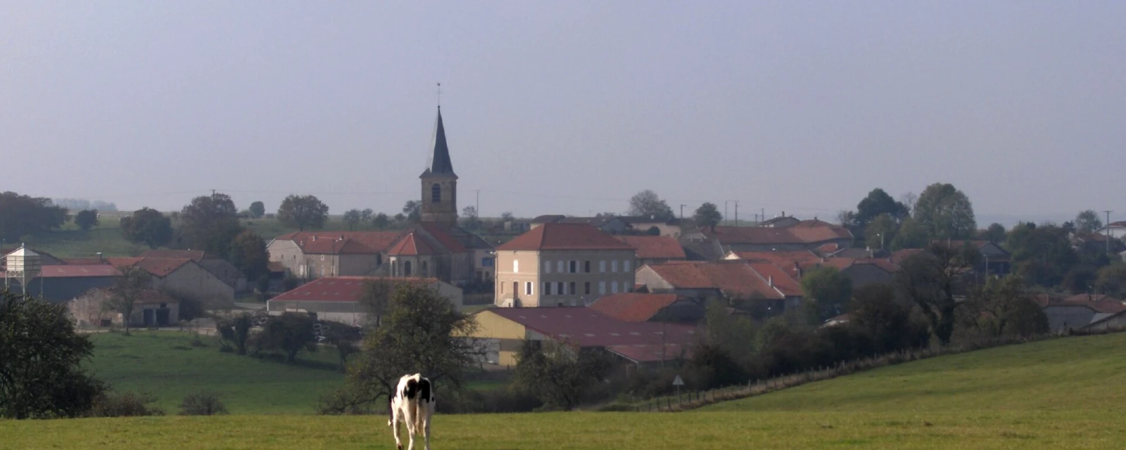 Vue de Mandres-en-Barrois, Meuse