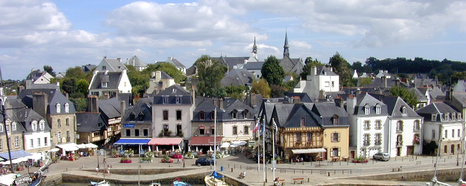 Vue de Auray, Morbihan