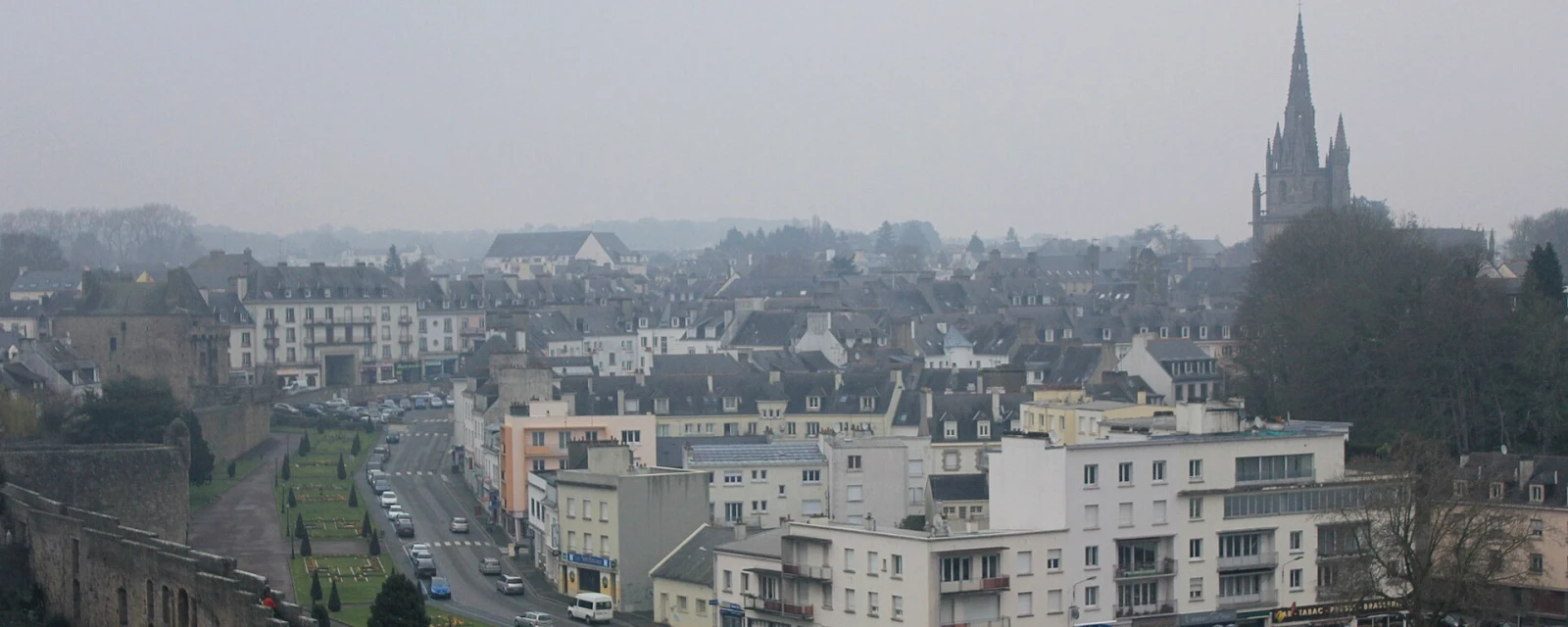 Vue de Hennebont, Morbihan