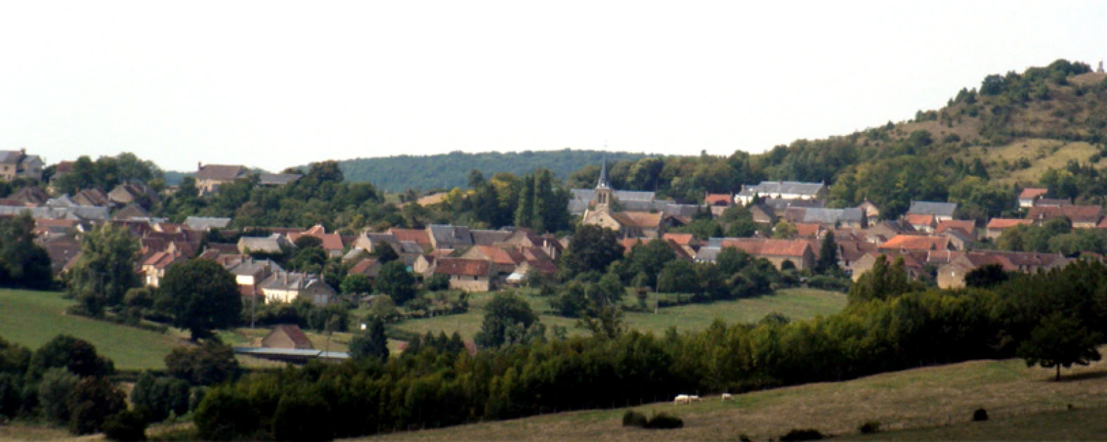 Vue de Asnan, Nièvre