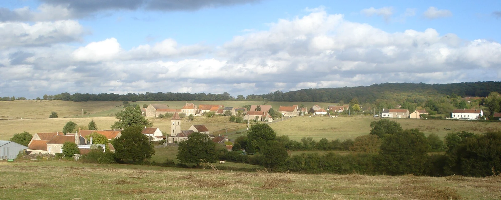 Vue de Bussy-la-Pesle, Nièvre