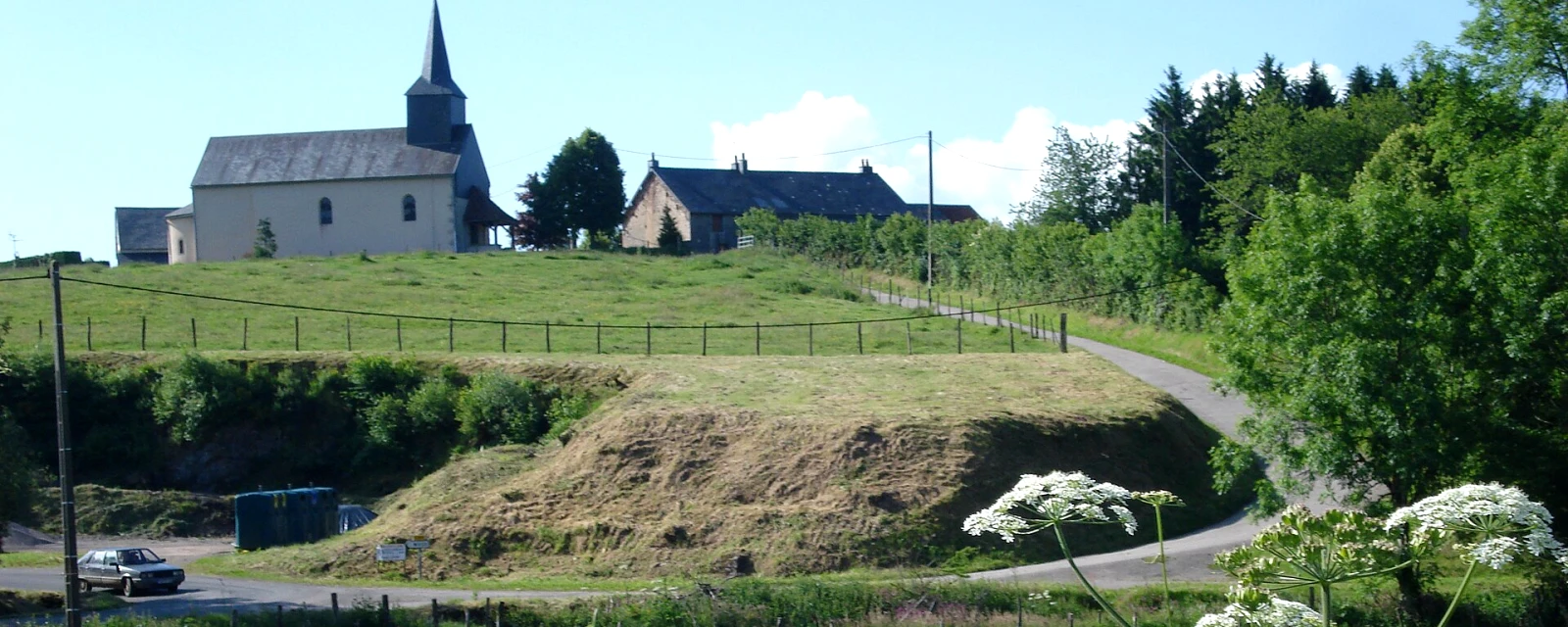 Vue de Gien-sur-Cure, Nièvre