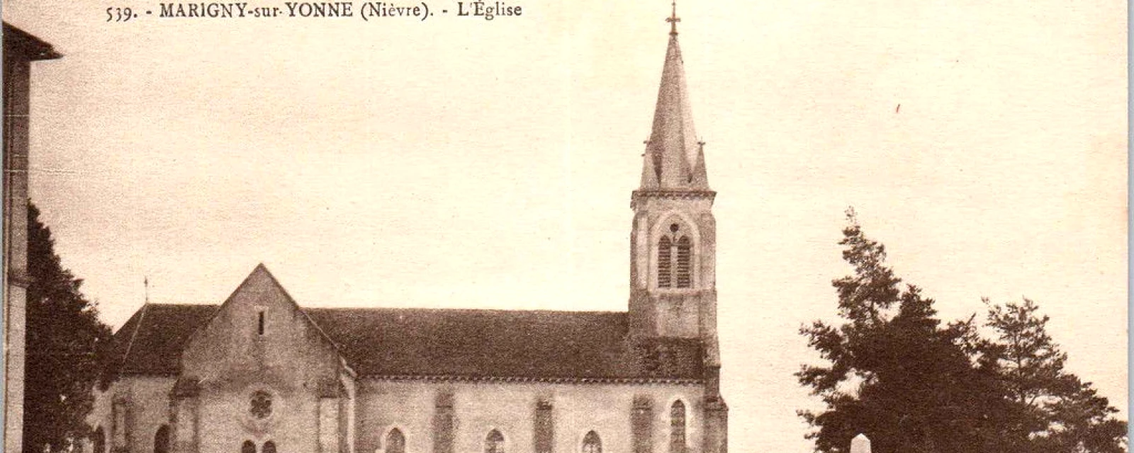Vue de Marigny-sur-Yonne, Nièvre