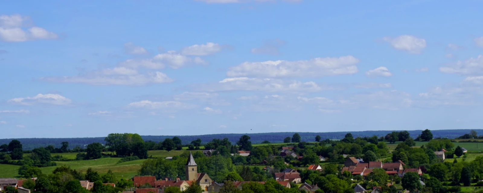 Vue de Oulon, Nièvre