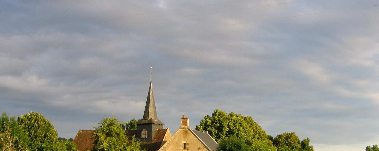 Vue de Sainte-Colombe-des-Bois, Nièvre