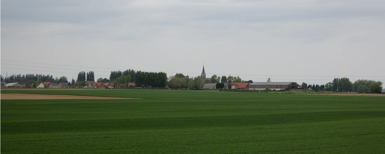 Vue de Hondeghem, Nord
