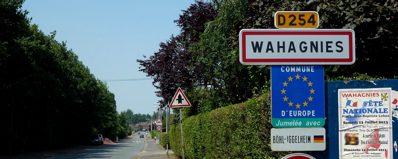 Vue de Wahagnies, Nord