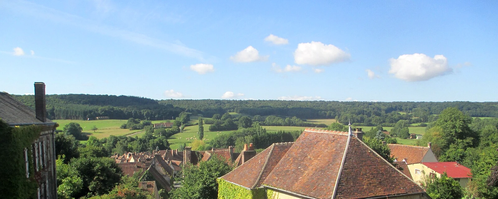 Vue de Moutiers-au-Perche, Orne