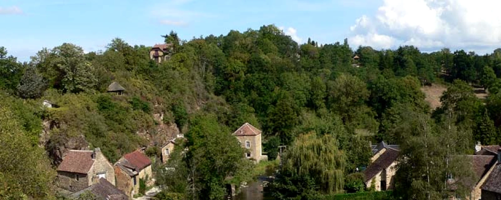 Vue de Saint-Céneri-le-Gérei, Orne