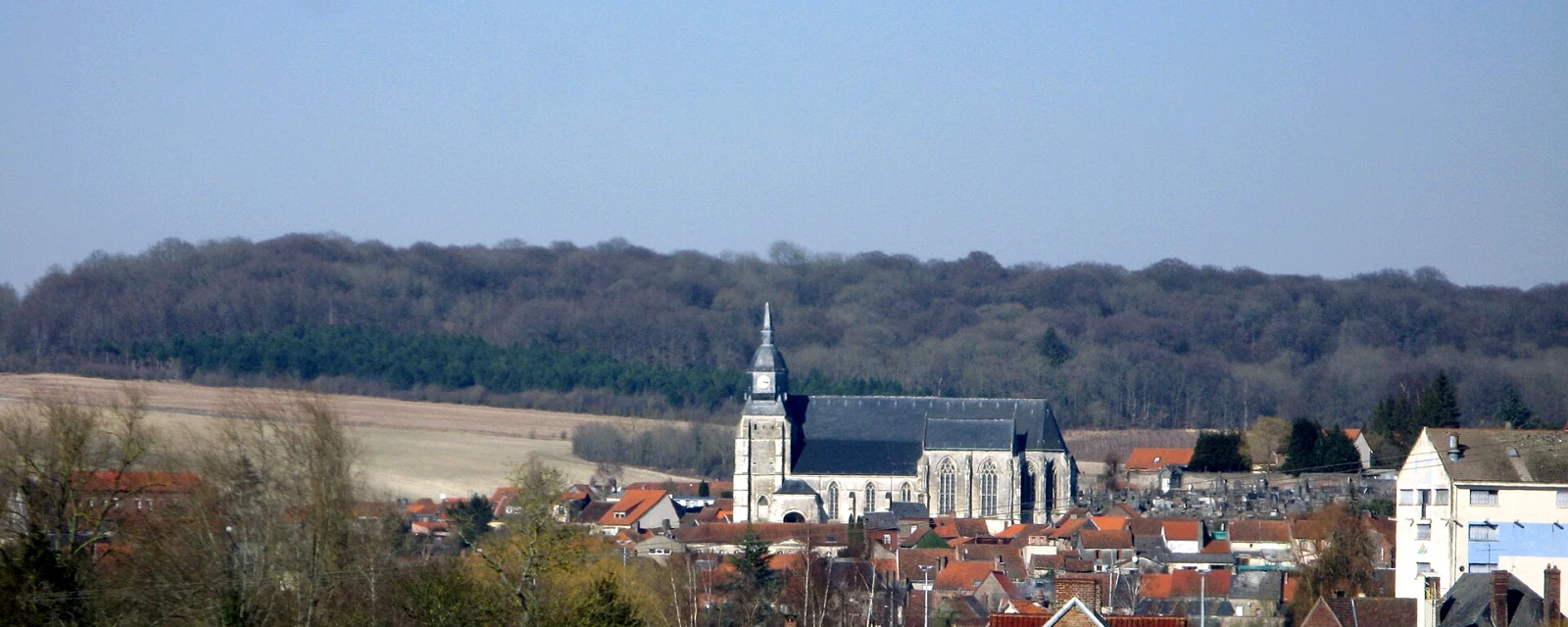 Vue de Auxi-le-Château, Pas-de-Calais