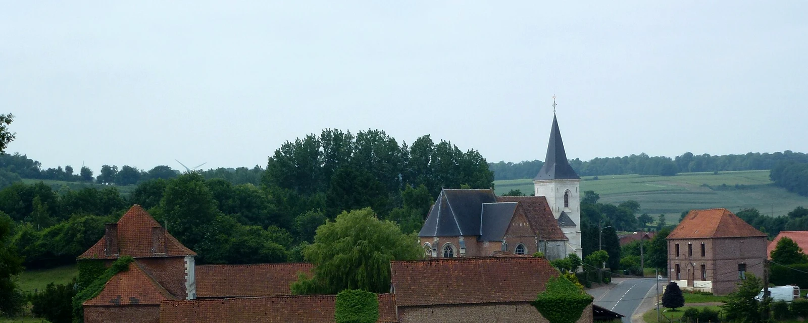 Vue de Bailleul-lès-Pernes, Pas-de-Calais