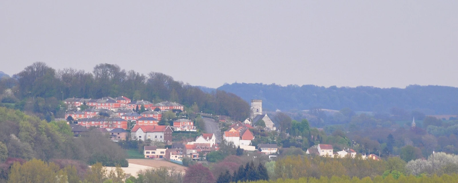 Vue de Houdain, Pas-de-Calais