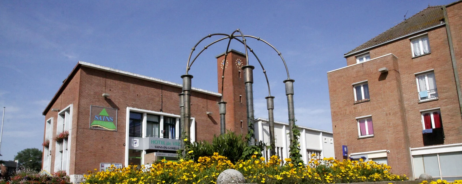 Vue de Sains-en-Gohelle, Pas-de-Calais