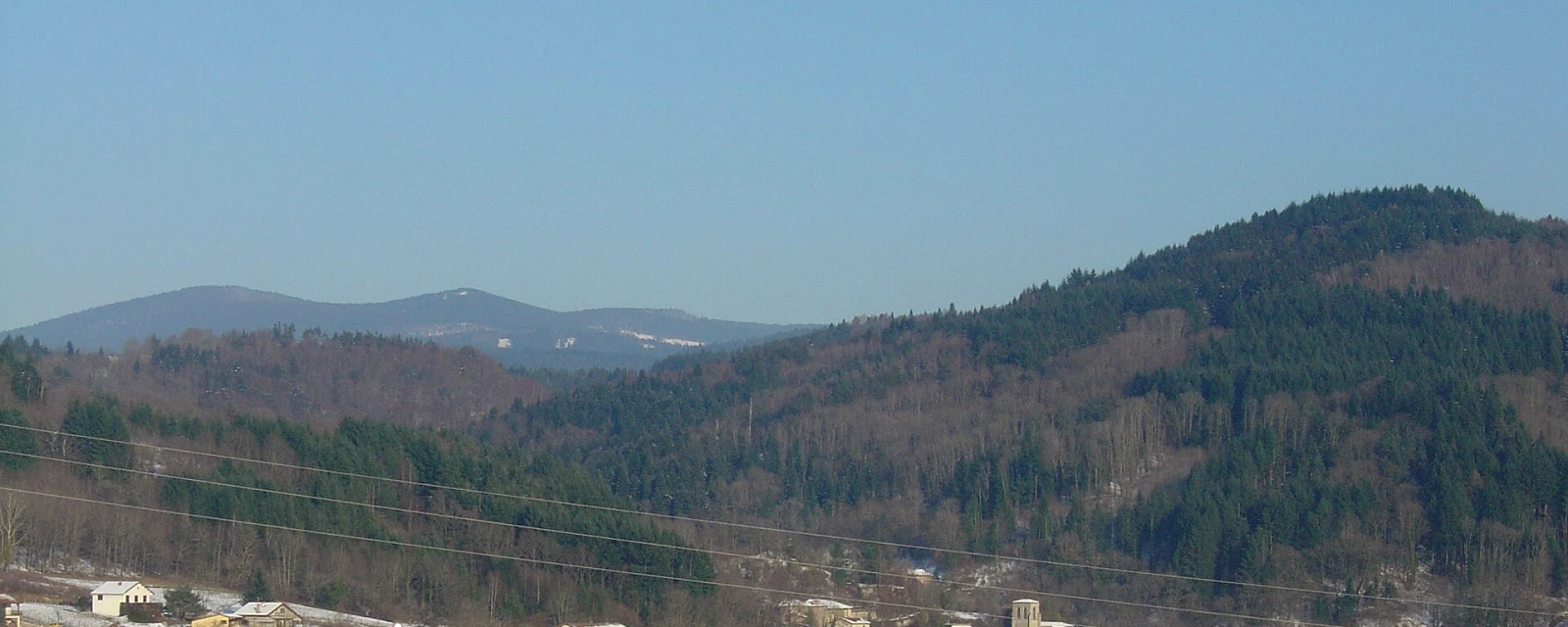 Vue de Aubusson-d'Auvergne, Puy-de-Dôme