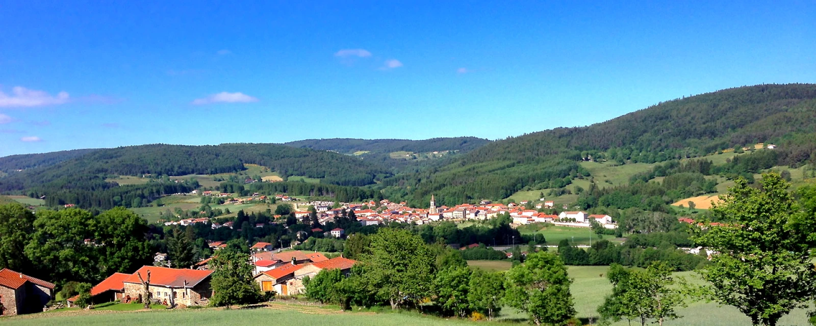 Vue de Saint-Anthème, Puy-de-Dôme