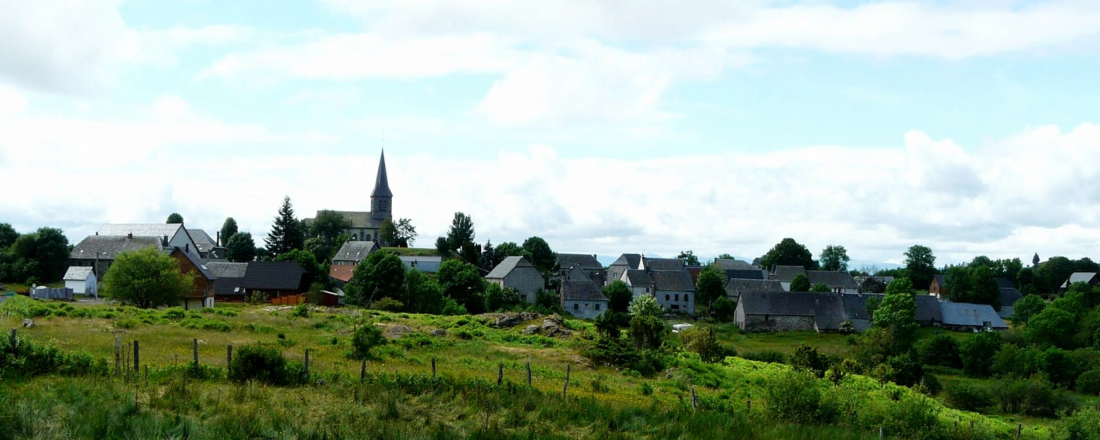 Vue de Saint-Genès-Champespe, Puy-de-Dôme